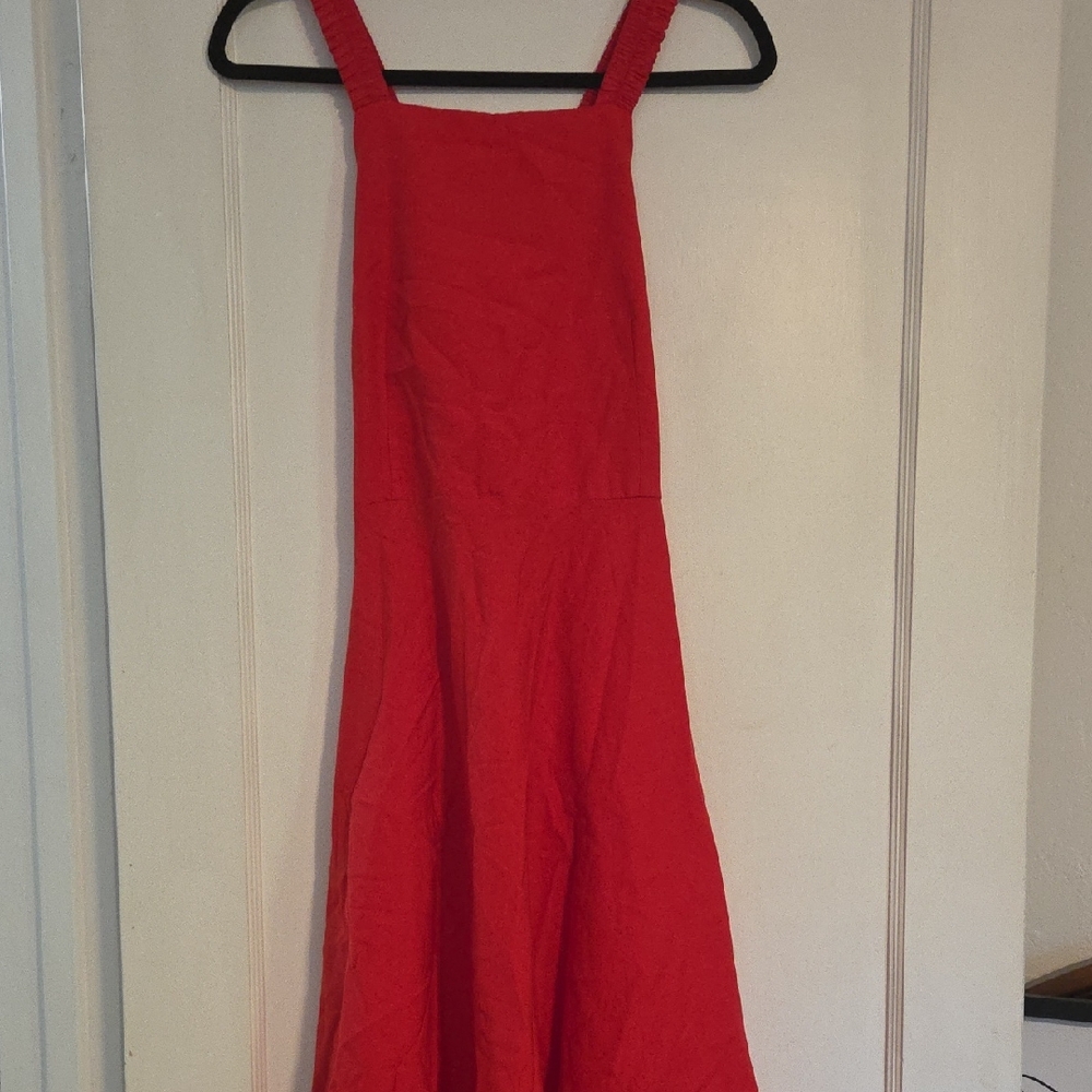 Zara Strapless Red Dress